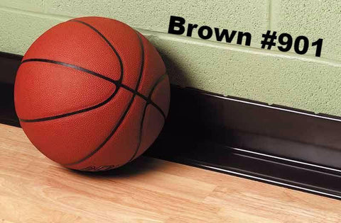 Brown Rubber Vent Cove Base with Toe Brown Wall Base - benthunder