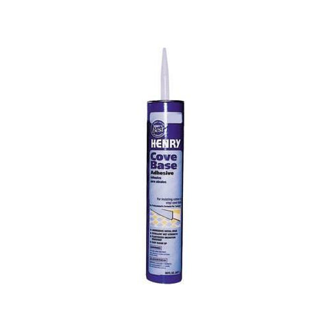 Rubber & Vinyl Cove Base Adhesive: HEN595 11 oz (24 Units per Box) Flooring Adhesive - benthunder