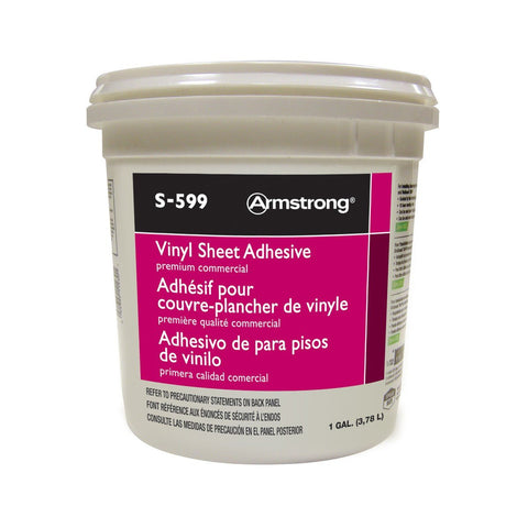 Vinyl Sheet Adhesive: S-599 4 Gallon Flooring Adhesive - benthunder