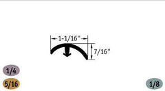 T Moulding 1/4" and 5/16" to 1/8" Finishing Accessories - benthunder