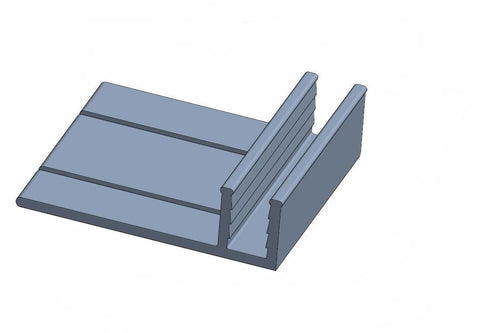 T Moulding Track 1-1/8" to 21/64" Default Title Finishing Accessories - benthunder