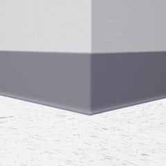 Steel Gray 4" Cove Molding 700 Series Wall Base - benthunder